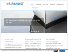 Tablet Screenshot of marketaccents.com